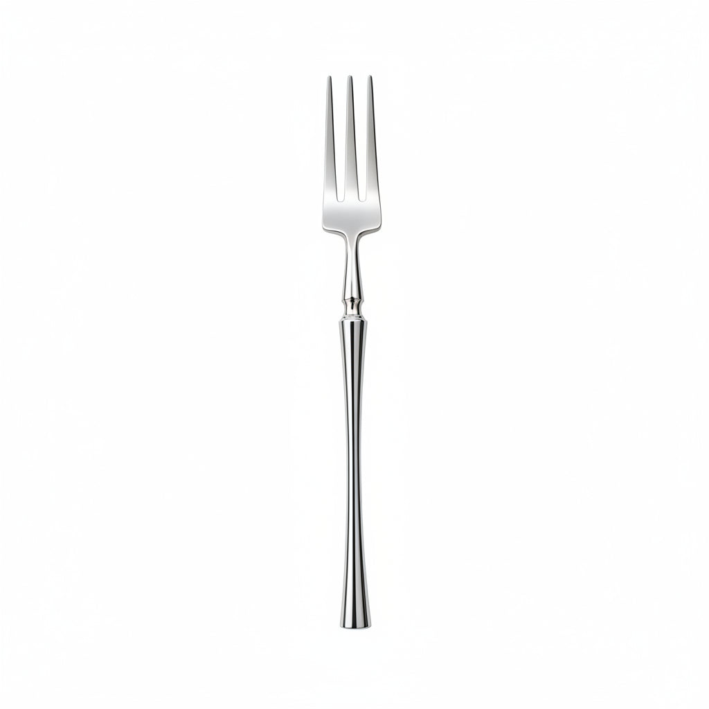 Finewick Tapered Handle Dessert Fork, Stainless Steel Flatware for Cake & Dessert