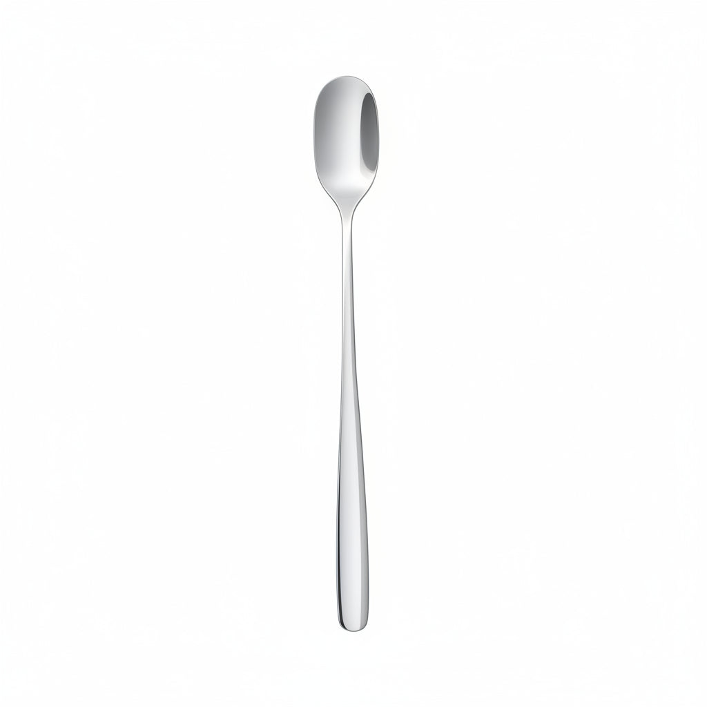 Finewick Long Handle Iced Coffee Spoon, Mirror-Polished Stainless Steel for Tea & Cold Drinks