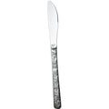 Finewick Hammered Handle Dinner Knife, Textured Stainless Steel Flatware for Everyday Dining
