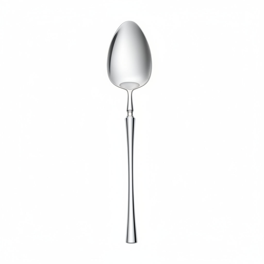 Finewick Tapered Handle Dinner Spoon, Stainless Steel Flatware for Everyday Dining