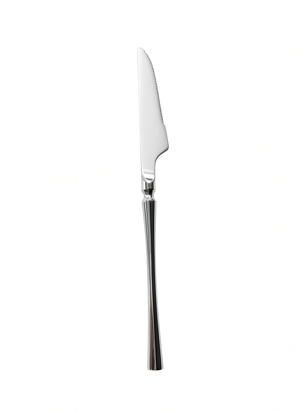 Finewick Tapered Handle Dinner Knife, Stainless Steel Flatware for Everyday Dining