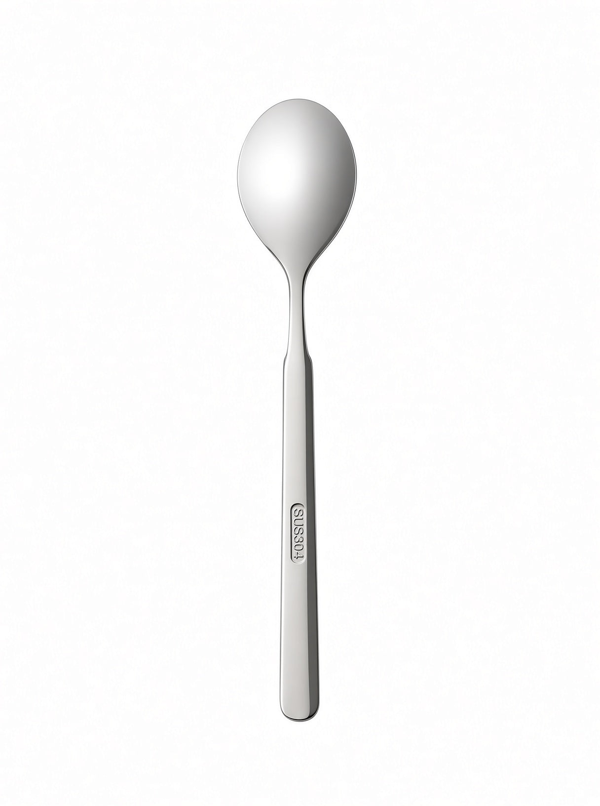Finewick Hammered Handle Dinner Spoon, Textured Stainless Steel Flatware for Everyday Dining