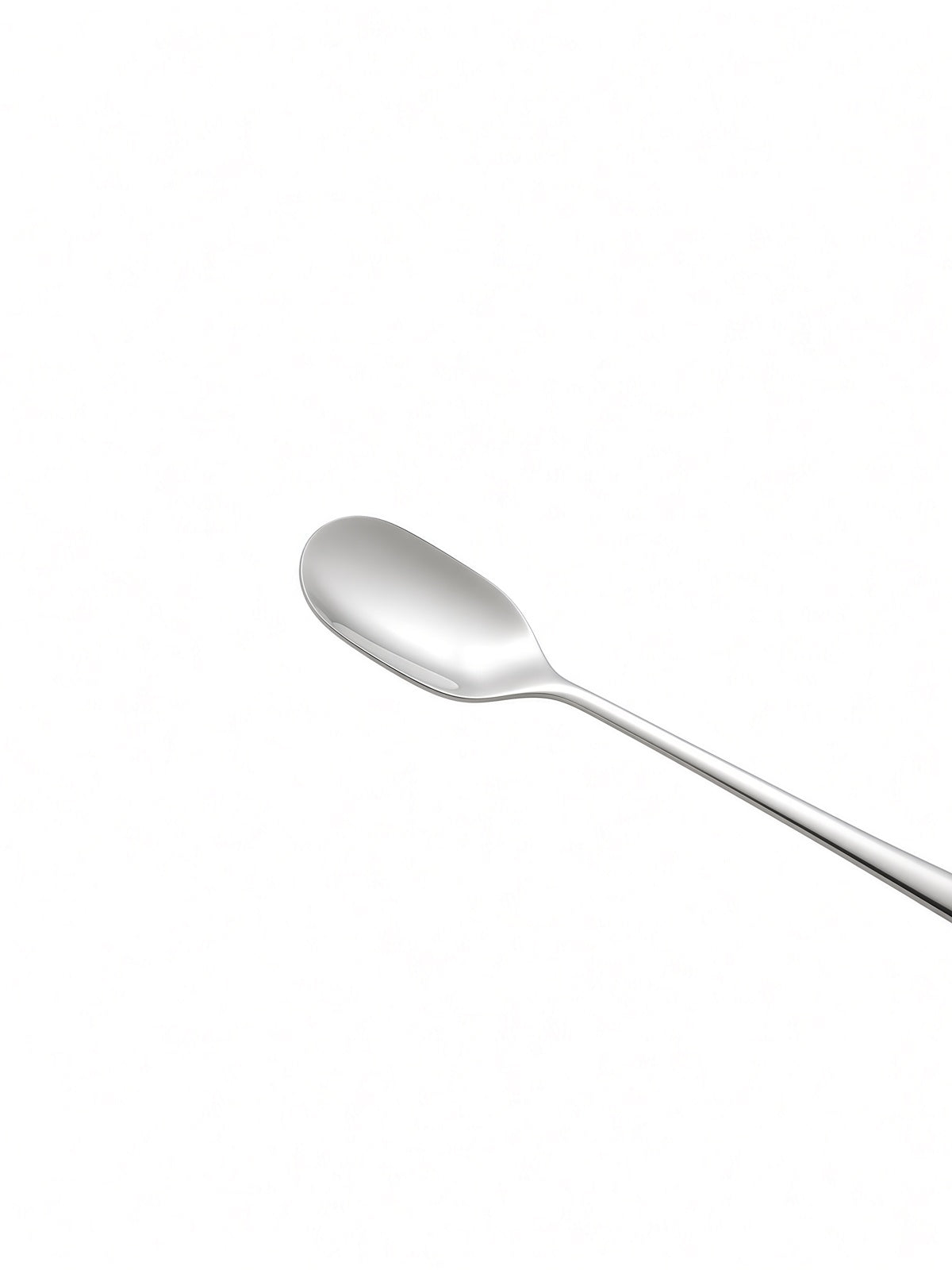 Finewick Long Handle Iced Coffee Spoon, Mirror-Polished Stainless Steel for Tea & Cold Drinks
